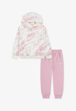 tuta Nike rosa e bianca